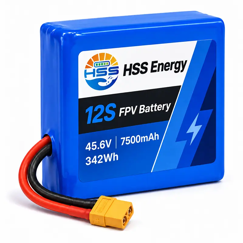 12S 7500mAh FPV バッテリー