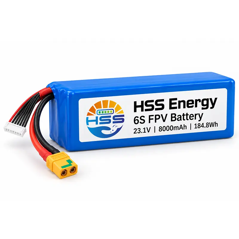 6S 8000mAh FPV バッテリー
