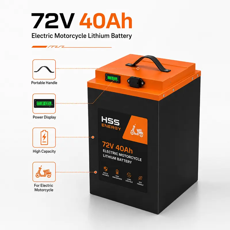 72V 40Ah 電動バイク用リチウム電池
