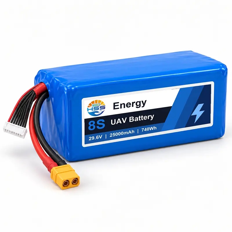 8S 25000mAh UAV バッテリー